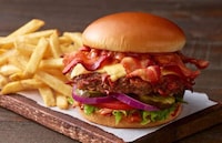 Extra-Meaty Restaurant Burgers Image 1