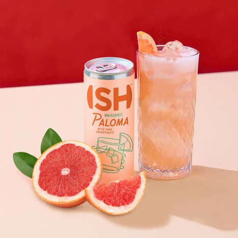 Alcohol-Free Paloma Cocktails