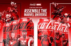 Comic-Inspired Soda Cans