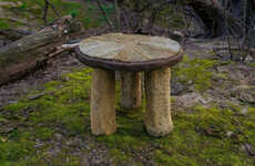 Organic Sustainably Crafted Stools