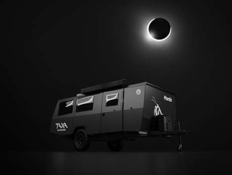 Matte Black Overlanding Trailers
