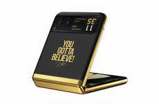 Gold-Rimmed Foldable Phones