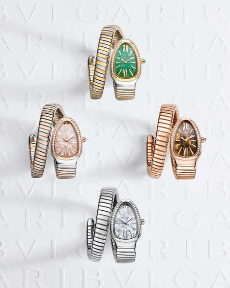 Serpent-Inspired Luxe Timepieces