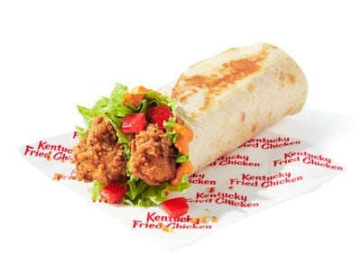 Spicy Fried Chicken Wraps
