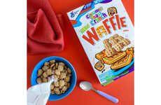 Waffle-Shaped Cinnamon Cereals