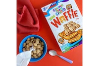 Waffle-Shaped Cinnamon Cereals