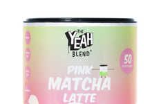 Pink Matcha Latte Powders