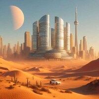 AI Post-Apocalyptic Cities Image 1