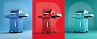 VIbrant Tonal Barbeque Grills Image 3