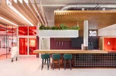 Vibrantly Designed Confectionary Office