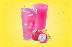 Pink Dragon Fruit Lemonades