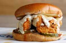 Buffalo Chicken Buttermilk Sandwiches