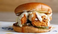Buffalo Chicken Buttermilk Sandwiches Image 1
