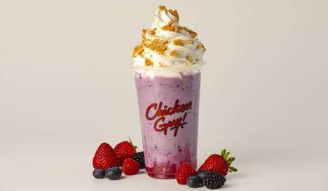 Creamy Mixed Berry Shakes