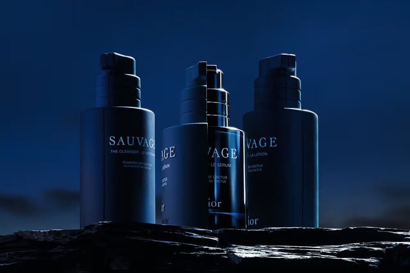 Cactus-Based Men's Skincare Products: The Dior Sauvage Mencare