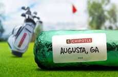Green Golf Tournament Burritos