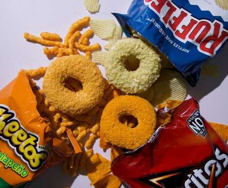 Crushed Snack Product Donuts