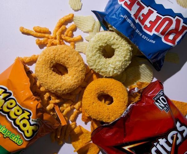 Crushed Snack Product Donuts
