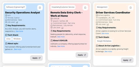 Streamlined Job Searching Tools