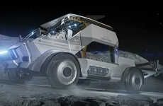 Futuristic Lunar Terrain Vehicles