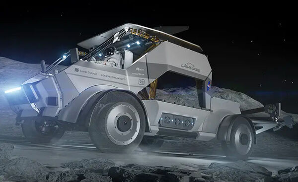 Futuristic Lunar Terrain Vehicles