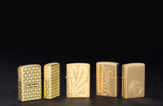 Intricately Crafted Brass Lighters