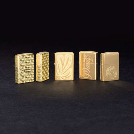 Intricately Crafted Brass Lighters