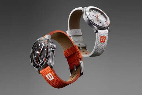 Basketball-Textured Timepieces