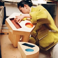 Geometric Cutout Side Tables Image 2