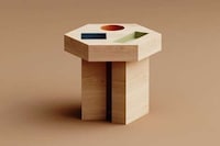 Geometric Cutout Side Tables Image 8