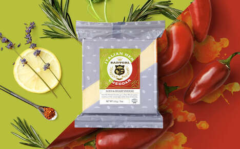 Flavor-Infused Cheddar Cheeses