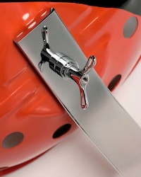 Refreshed Perforated Modern Stools Image 2