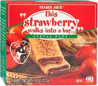 Organic Strawberry Cereal Bars Image 1