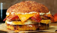 French Toast Bagel Sandwiches