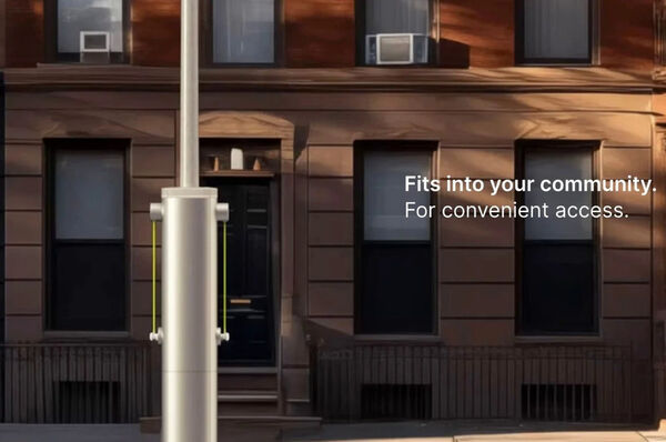 Artistic Lamppost EV Chargers