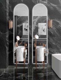 Modernized Classic Bathroom Designs Image 2