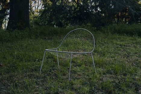 Juxtaposing Material Furniture Series