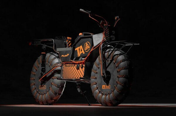 Hybrid Balloon-Tired Motorbikes