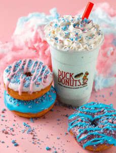 Sugary Cotton Candy Donuts
