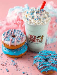 Sugary Cotton Candy Donuts Image 1