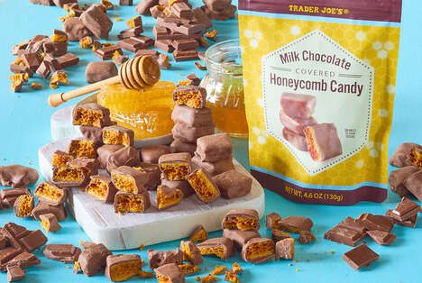 Chocolate-covered Honeycomb Candies