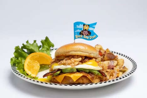 Stacked Brunch-Style Burgers