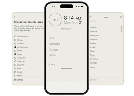 Minimal Phone Interfaces