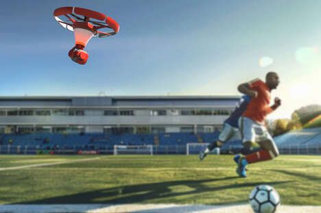 Hovering Soccer Referee Drones