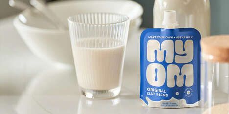 Pouch-Packaged Oat Milk Pastes