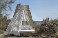 Wooden Structural Outdoor Bedes Image 4