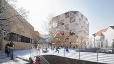 Wooden Cubic University Buildings Article Thubnail