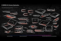 Geometric Gamer Laptop Concepts Image 3
