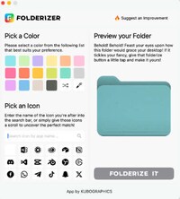 Personalized Desktop Folders