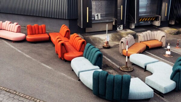 Modern Moveable Backrest Sofas